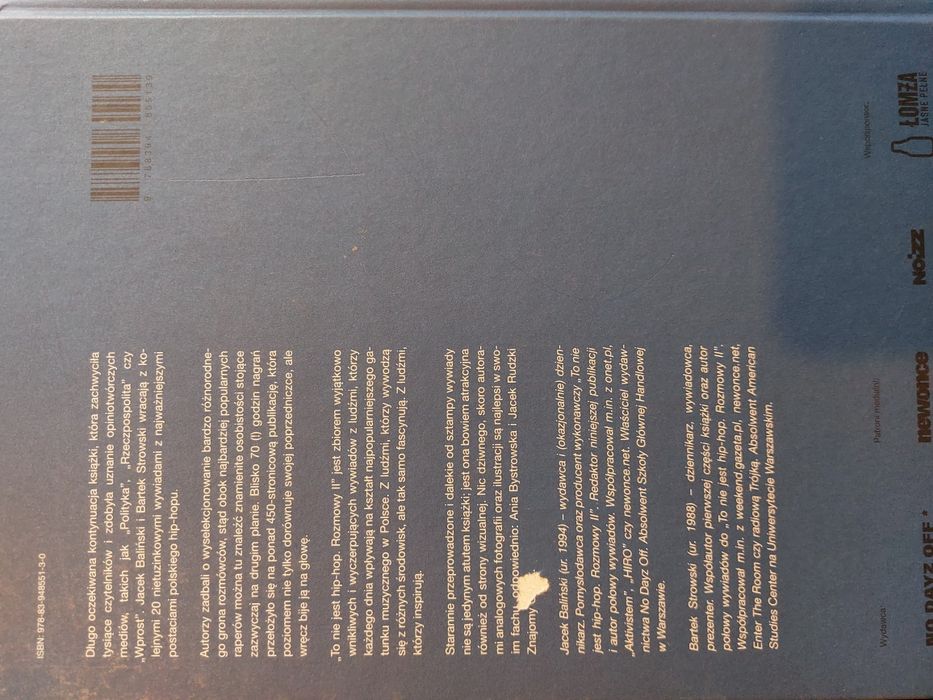 Książka "To nie jest hip-hop. Rozmowy II" / Twarda oprawa