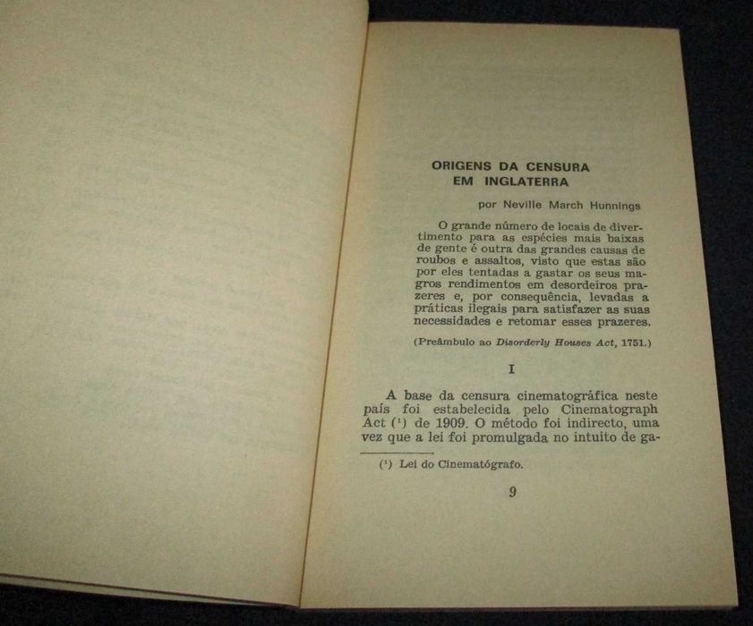 Livro Censura e Cinema Cadernos de Cinema nº 7