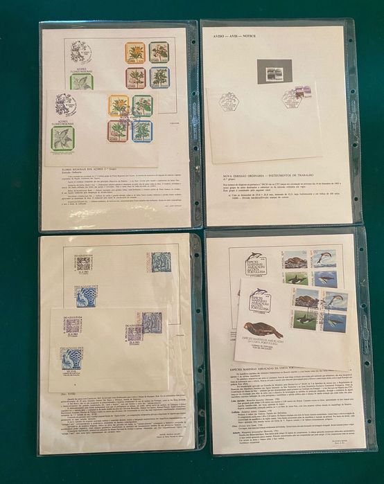Sobrescritos de 1º dia de circulação dos CTT (FDC’S) - 1983