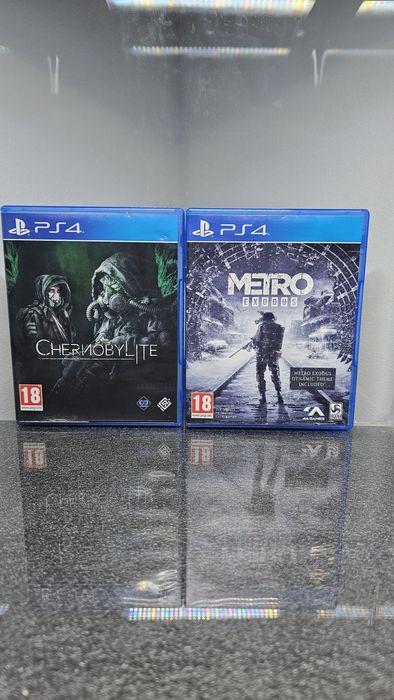 Pack 2X Metro Exodus Chernobylite PS4 PS5 PlayStation 4 5  Horror Apocalyptic Sci-fi Shooter