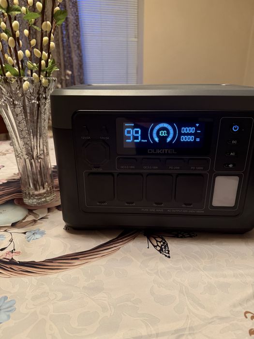 В НАЯВНОСТІ! EcoflowЗарядна станція OUKITEL P1000E 1800 Вт/1024 Вт·год