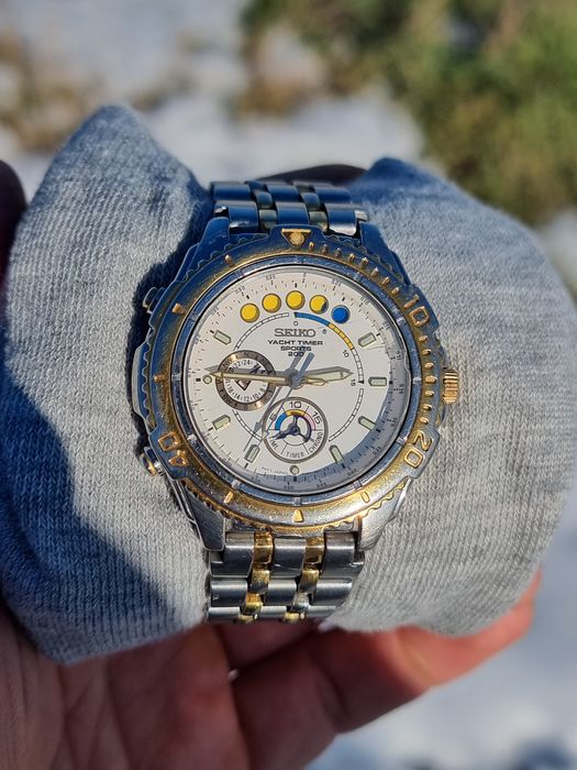 Seiko Regatta Yacht Timer Sports 200 з калібром 6M37-6010