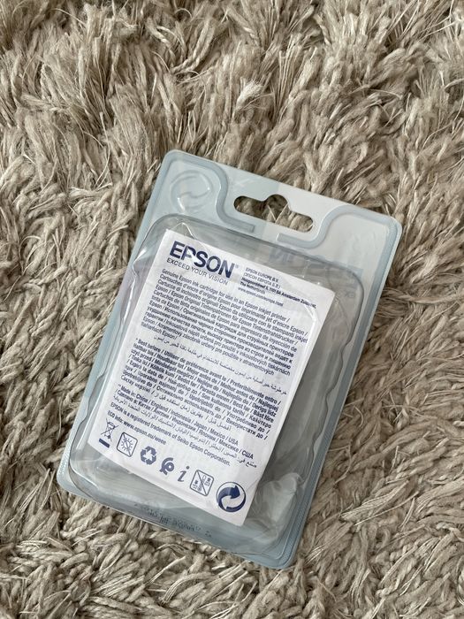 Toner tusz atrament  do drukarki Epson XP oryginalny zolty -truskawka