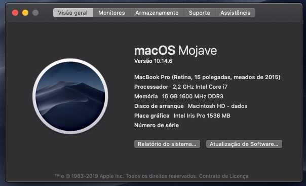 Macbook Pro 15” I7