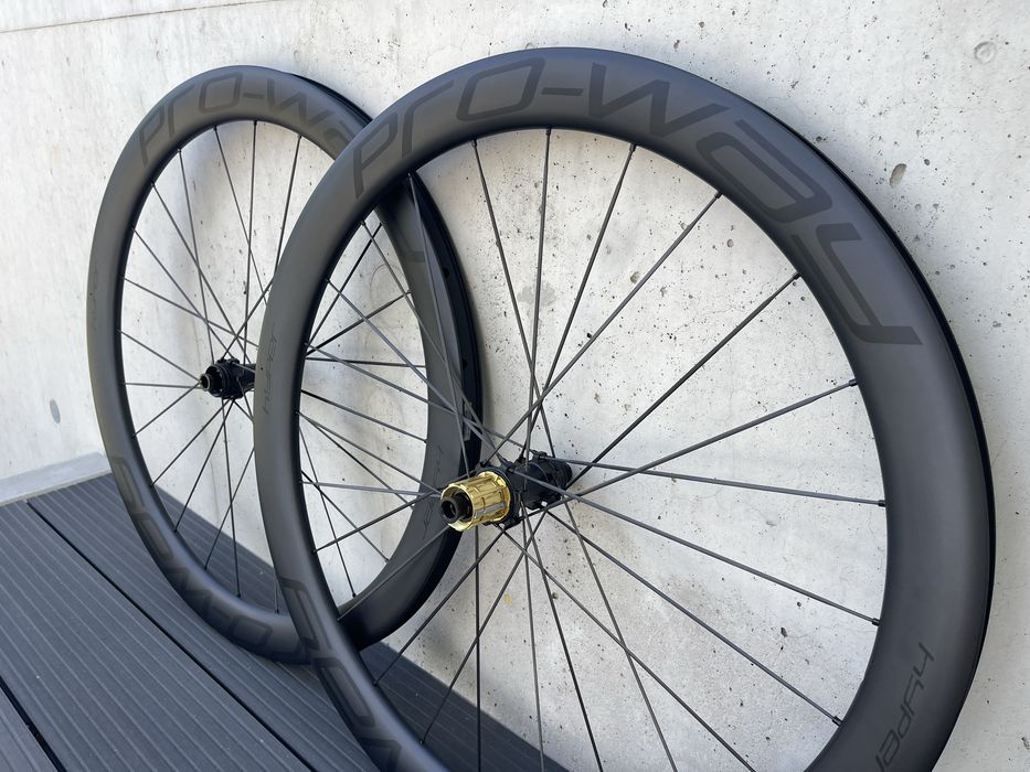 Koła szosowe carbon PRO-WAY HYPER 50mm CARBON SPOKE 1260g!