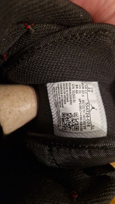 Nowe Jordan 1 mid "Banned" r 47,5(31cm)