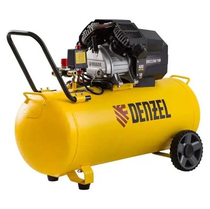 Компресор повітряний 2 поршні DENZEL 100л 2.8 кВт 480л/хв компрессор