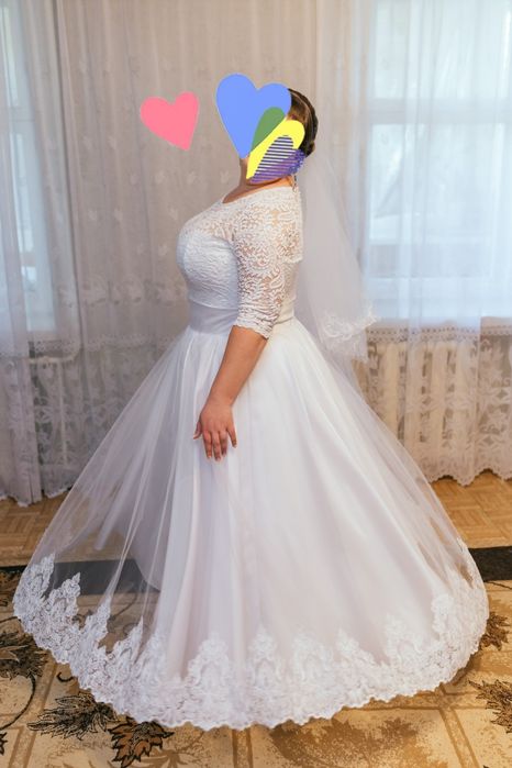 Плаття весільне батал