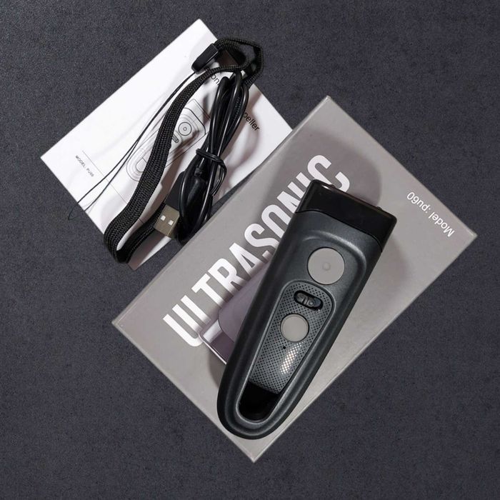 Ультразвук отпугиватель собак - відлякувач Ultrasonic PU60 с фонариком