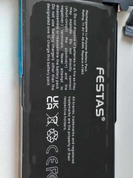 Zamiennik baterii marki FESTAS (model A1965) do laptopów Apple MacBook Air 13 [3546]