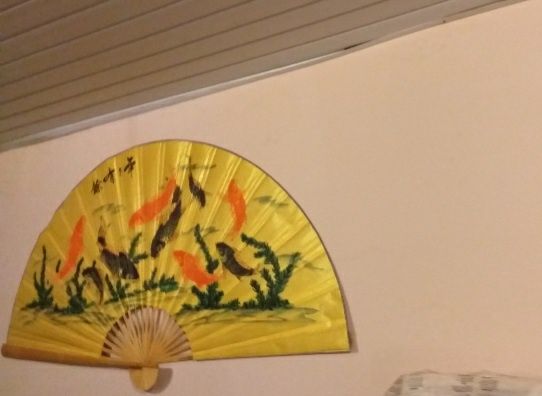 Очень большой красивый  интерьерный веер.