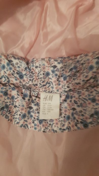 Zimowa kurtka H&M w rozmiarze 104