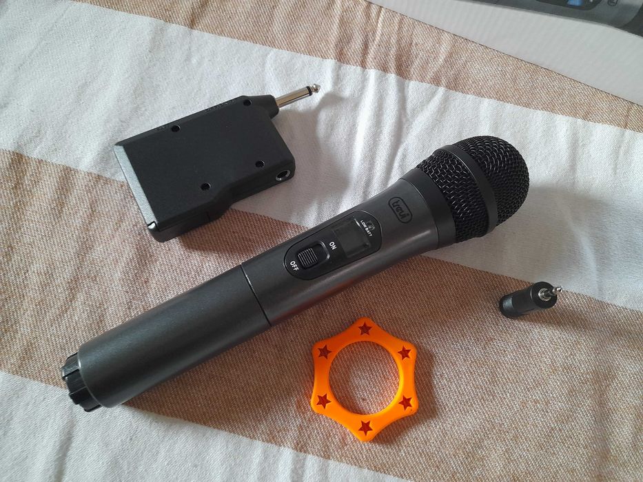 Mikrofon bezprzewodowy radiowy Trevi EM401 + odbiornik Jack 6.3mm