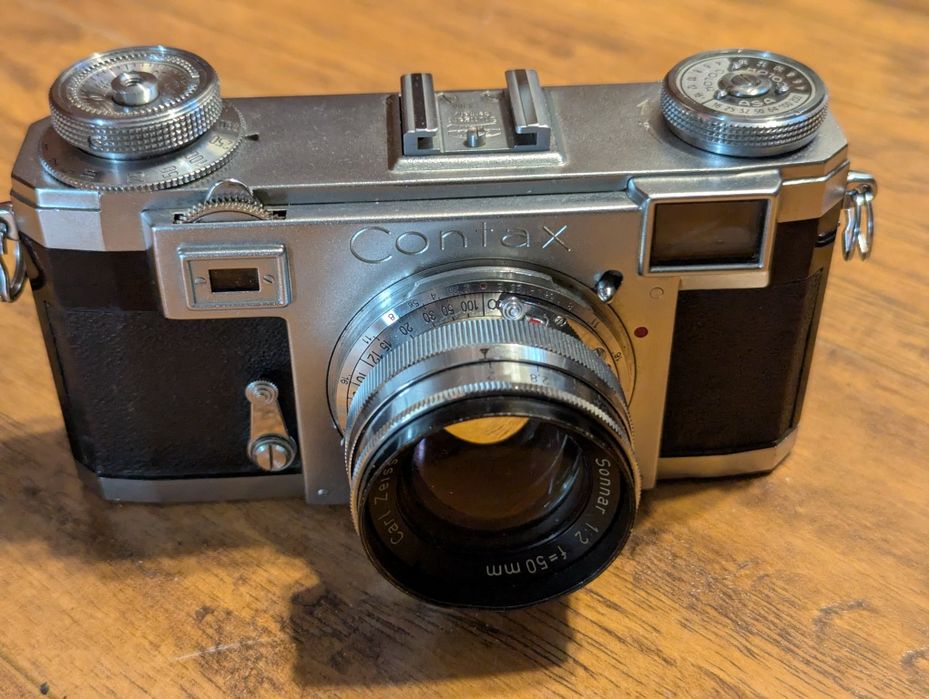 Contax IIa + Sonnar f/2 50 mm !!!