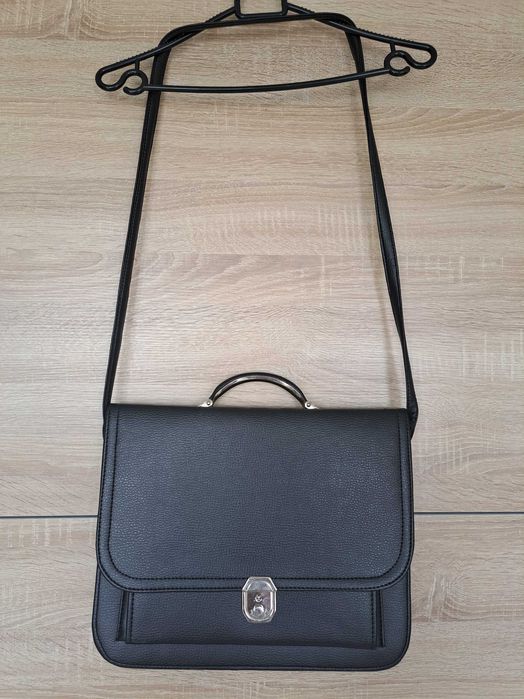 Torba skórzana na dokumenty, laptopa