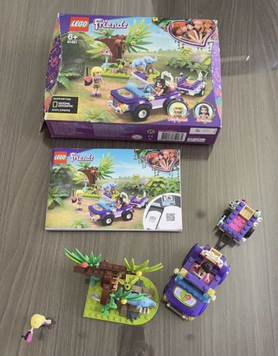 Lego friends selva com caixa