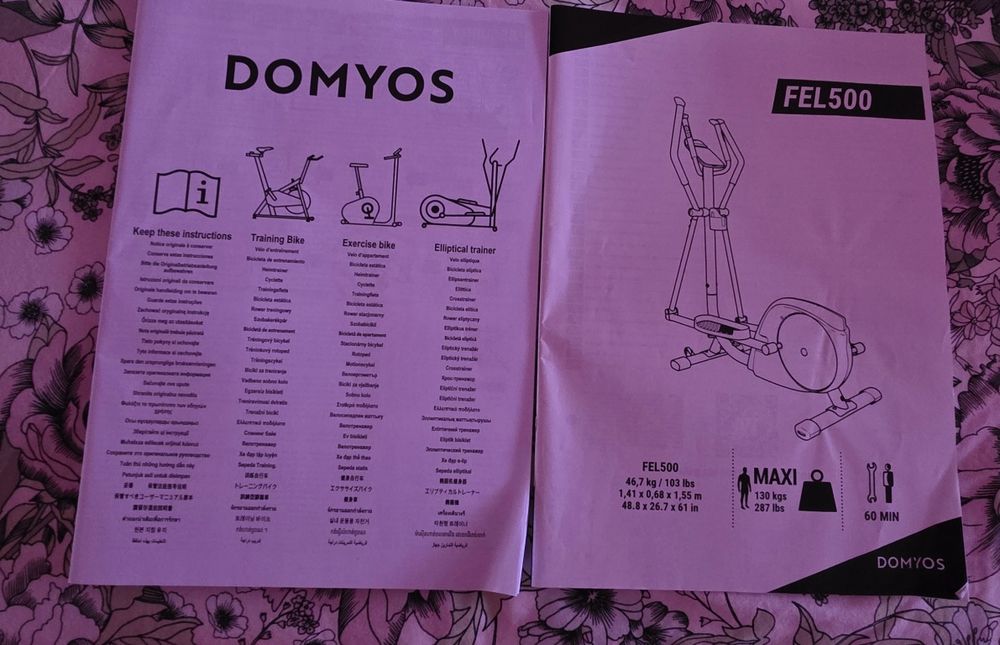 Maquina eliptica Domyos 500