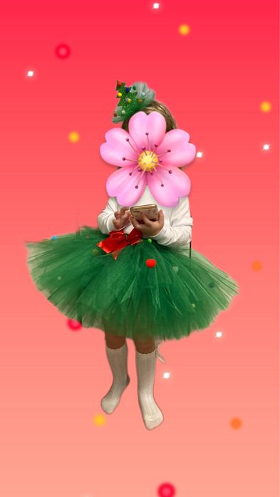 Наряд ялинки, спідничка і обруч