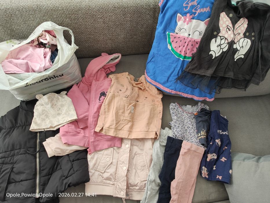 Paka dla dziewczynki 86-92