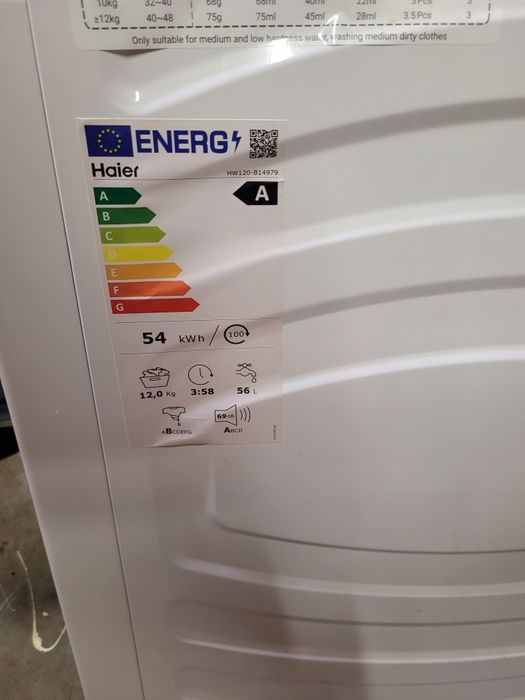 Pralka Haier 12kg I-pro 7 HW120-B14979-S 12KG 1400 OBR