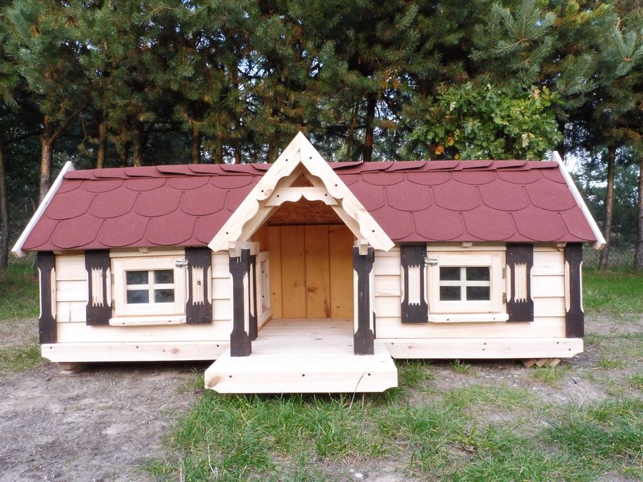 Unikalna buda dla psa! Rękodzieło bernardyn