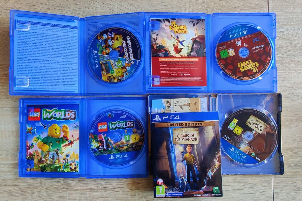 Gry PS4 | Overcooked | LEGO Worlds | It takes Two | Tintin Reporter | PlayStation 4