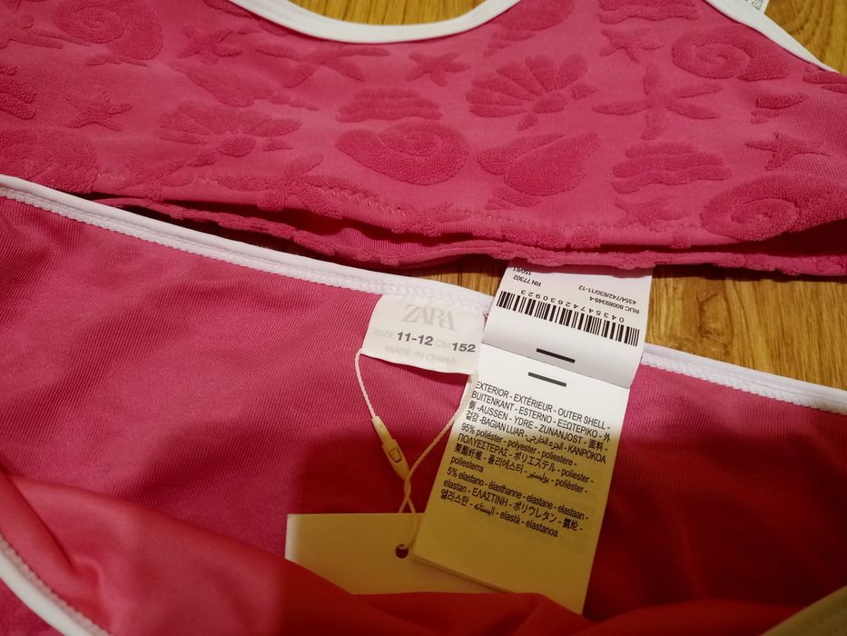 Strój kąpielowy dwuczęściowy zara 152