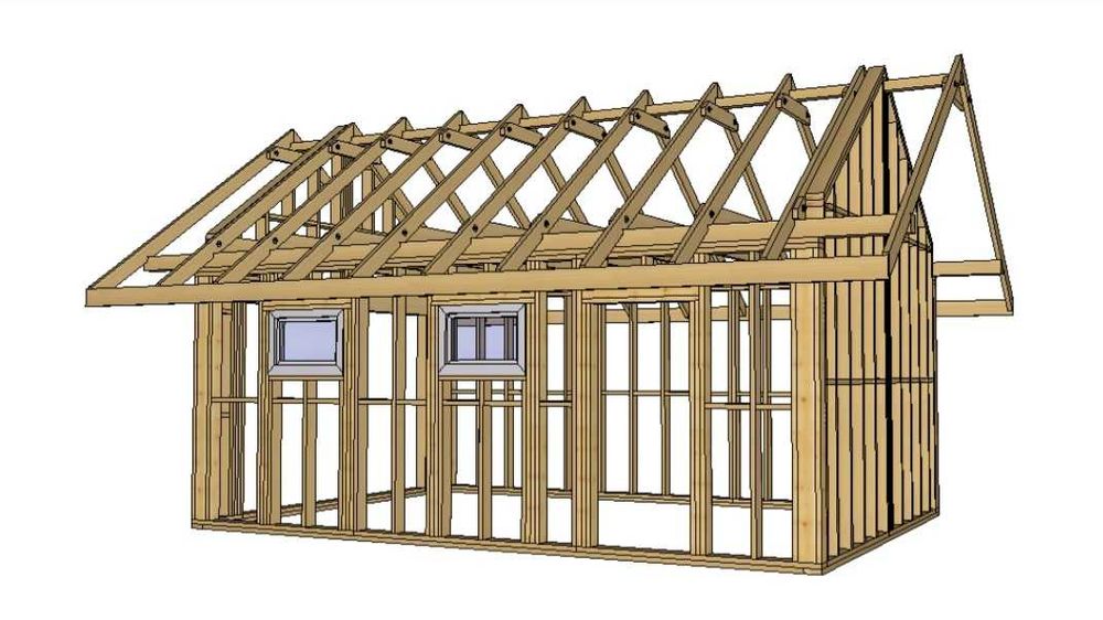 Garaże i Tiny House w systemie szkieletowym