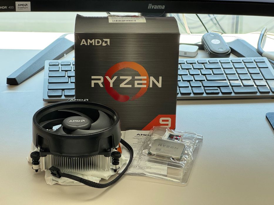 AMD Ryzen 9 5900X 12 Core, 24 Thread 3.7 - 4.8 GHz BOX AM4 - JAK NOWY