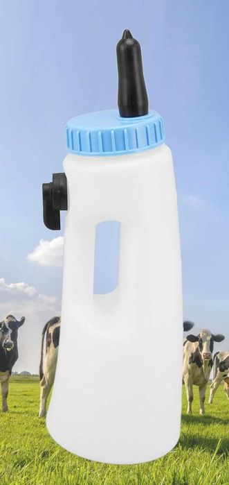 Sonda butelka do pojenia cieląt cielaków 2L ze smoczkiem i zaworem