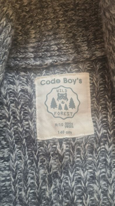 Casaco malha rapaz 9-10 anos
