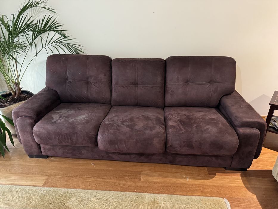 Sofá 3/4 lugares em tecido lavável