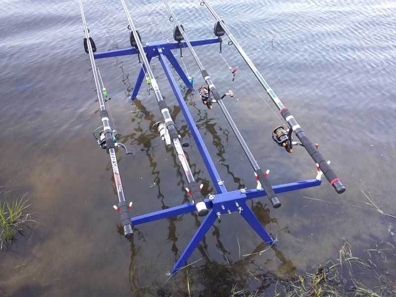 Карповий Род Под 4 вудилища, подарунок рибалці, Rod Pod Україна, відео