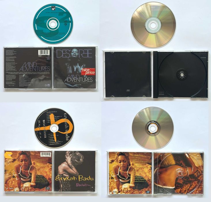 Coleção CDs Des'ree, Erykah Badu, Gardiner Monteverdi Choir, Little Buddha, Craig Chaquico, Relaxation & Meditation