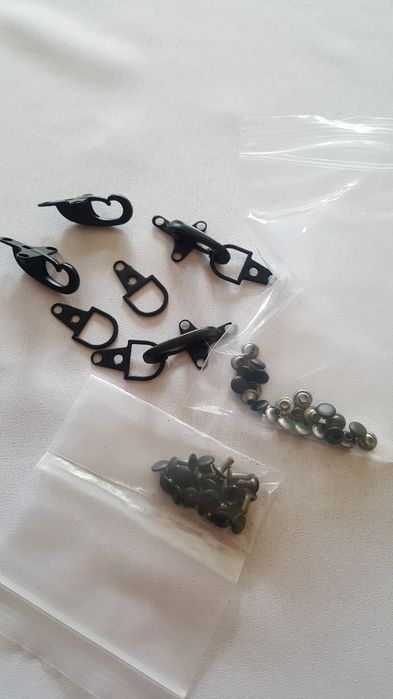 Klamra Karabińczyk metalowy 4 szt