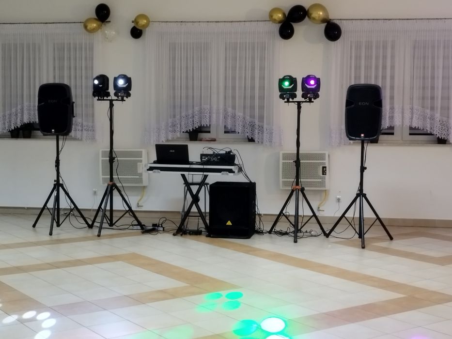 Nagłośnienie oświetlenie lasery głowy