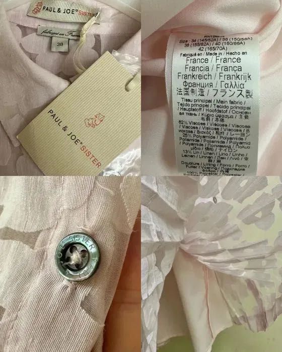 Paul&Joe Sister сукня рожева плісе платье розовое лен льон