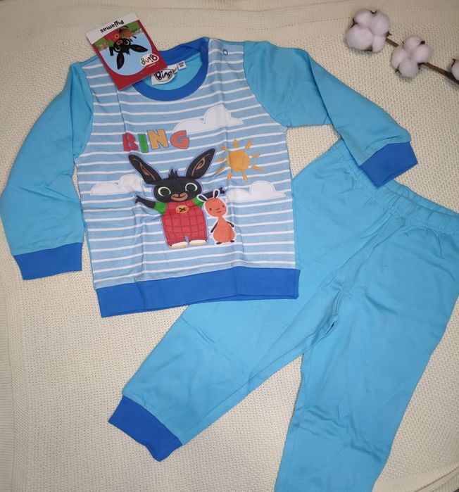 Теплі байкові костюми, комплекти,піжами для хлопчиків Bing та Disney baby на 80,86,92,98