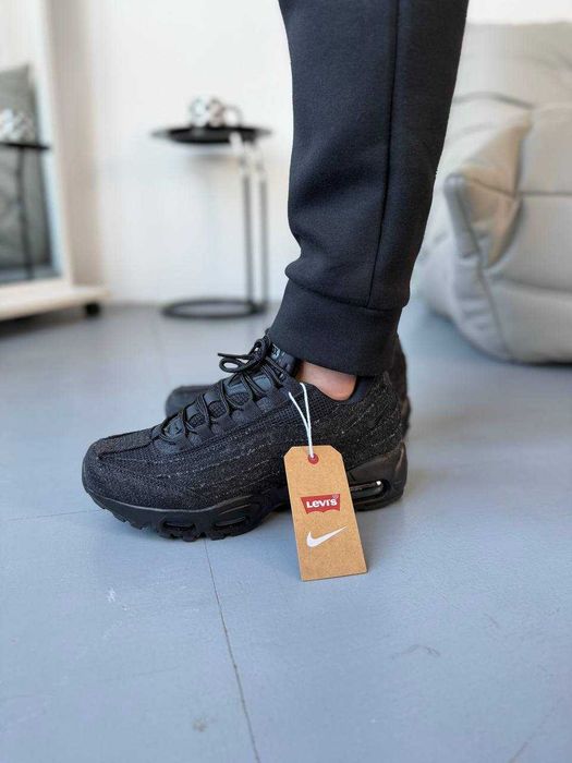 Кросівки Nike Air Max 95 x Levi's Black / кроси Найк Аір Макс 95 Левіс