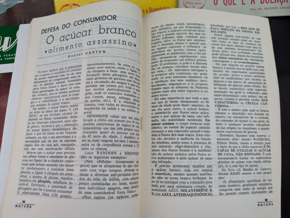 Revistas Natura Antigas