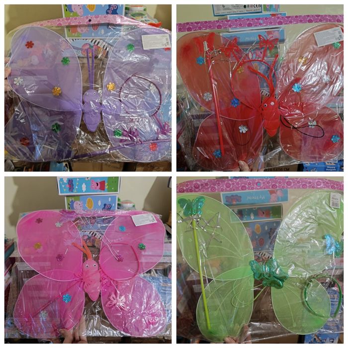 Крила метелика зі світлом обруч паличка спідниця костюм крылья бабочки