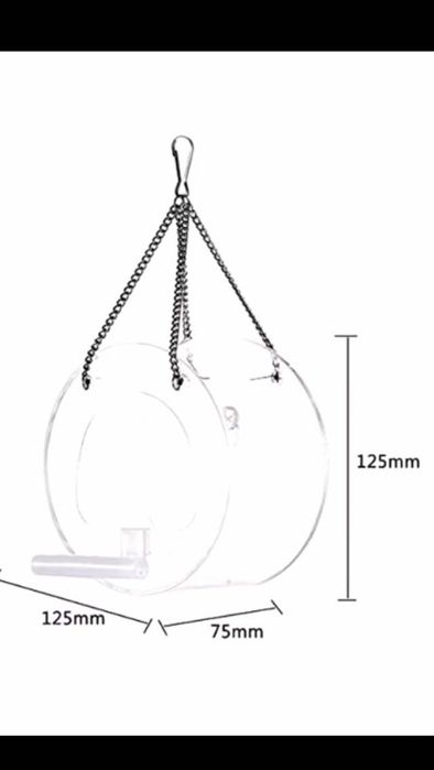 Годівничка для птахів на вікно, кормушка на окно на присосках.
