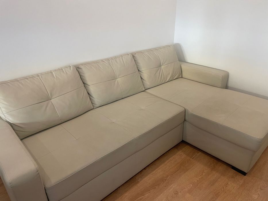 Sofá 3 lugares com chaise long