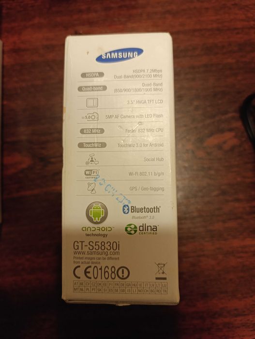 Продаю смартфон Samsung Galaxy Ace GT-S5830i.