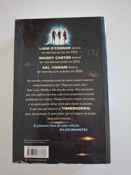 2 livros Time Riders - Alex Scarrow