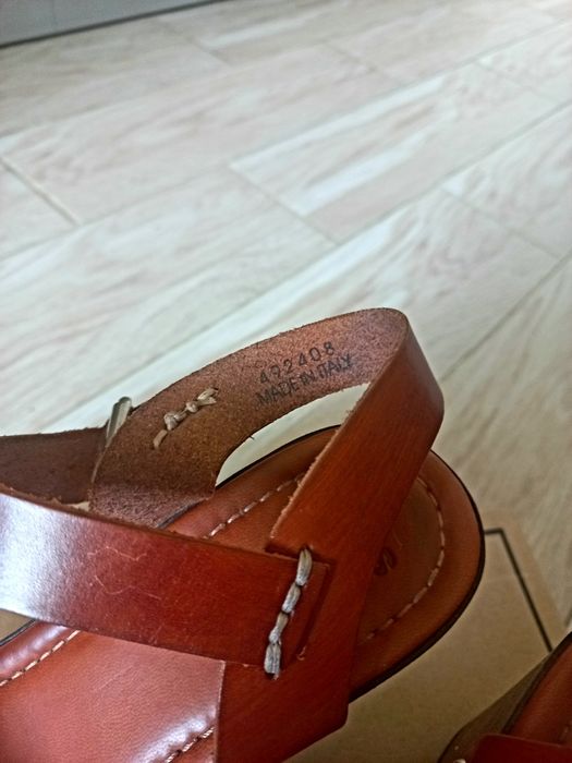 Шкіряні італійські босоніжки Asos, 38 р