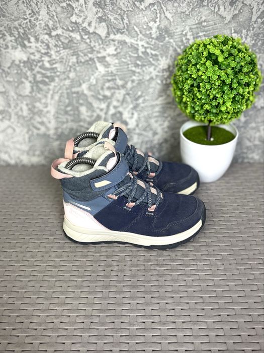 Quechua waterproof ботинки 30-31 размер детские трекинговые синие