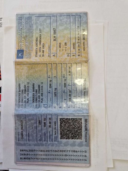 ciagnik c-330  84r. vat 23 . Ursus