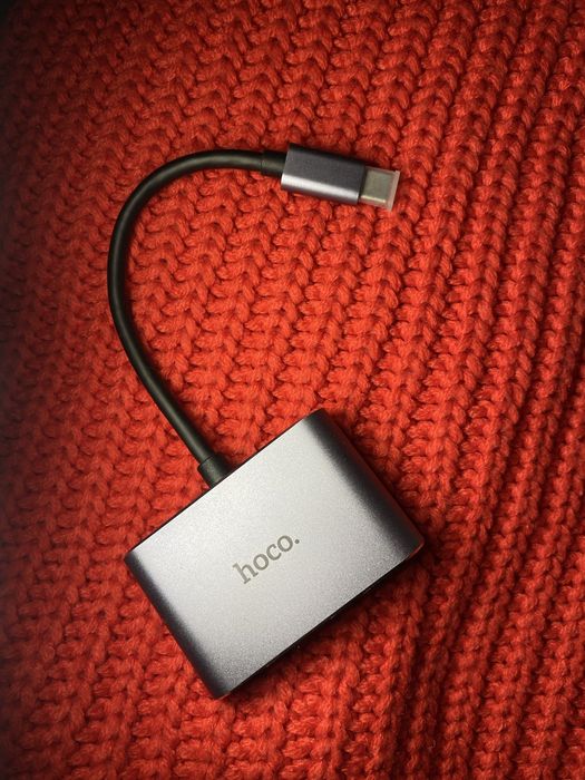Новий мультифункціональний USB-C адаптер Hoco HB30