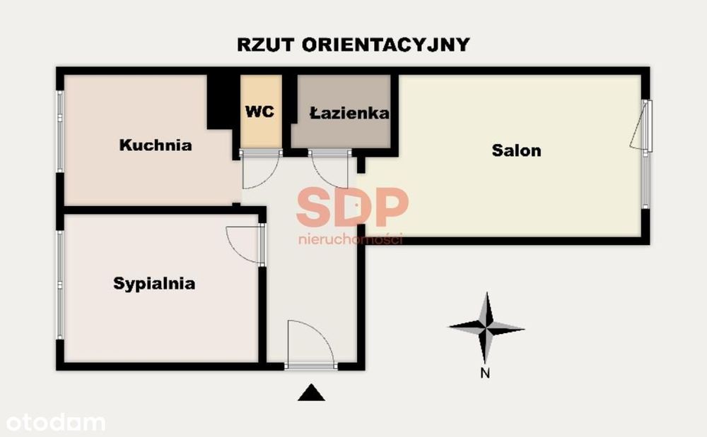 2 pokoje | Rozkładowe | Dwustronne | 1 Piętro | Różanka